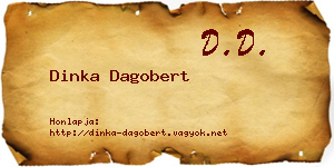 Dinka Dagobert névjegykártya